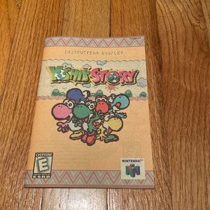 Yoshi’s Story Nintendo 64- Instruction Booklet